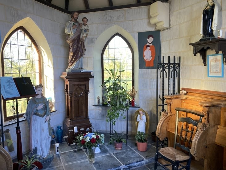 Et après une petite visite à la chapelle Saint-Joseph sise au domaine Verbaere….