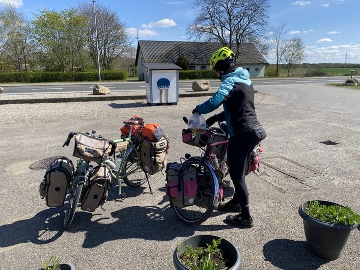 Brève pause pique-nique…