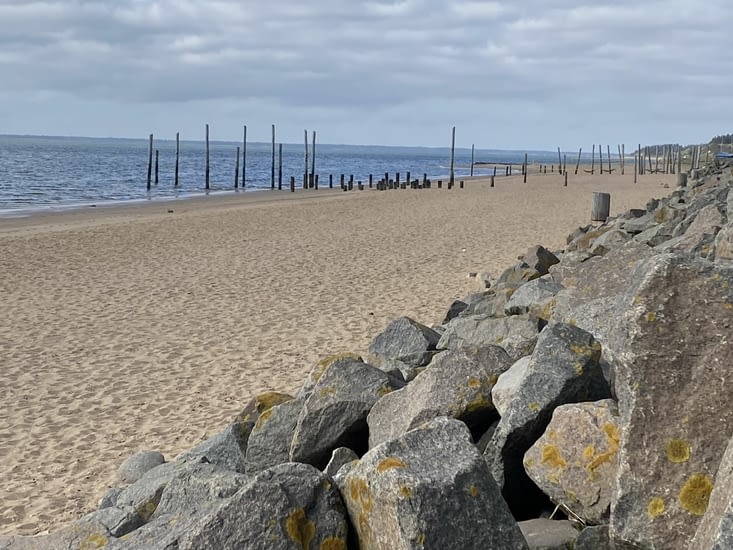 Première plage de sable fin danois