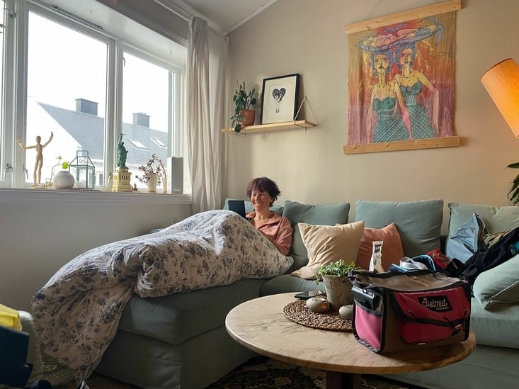 Christine s’y cocoone tranquillement…