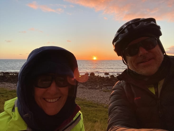 Mais il y a du vent et il fait un peu frais.