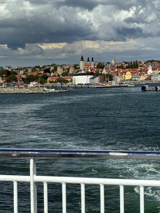 17 h vendredi 12. Il nous faut quitter Gotland.