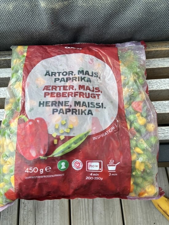Une vessie de glace qui annonce le repas du soir !