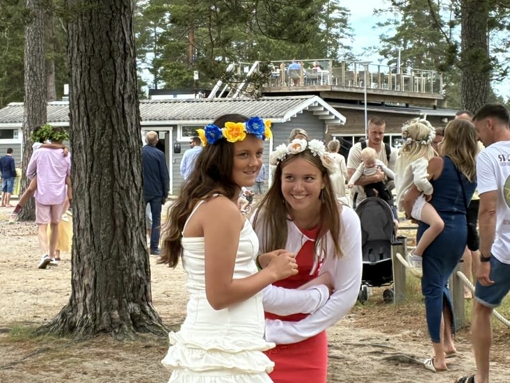 Quand nous arrivons enfin à Stenö Havsbad, où une célébration était annoncée….