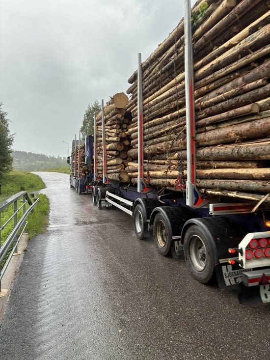 Et des « trucks » géants comme on en fait qu’ici en Europe.
