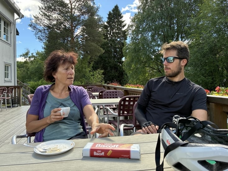La pause café est toujours bienvenue.