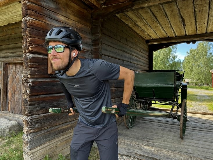 Antoine s’entraîne comme cheval de trait…