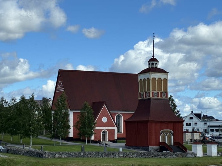Juste à proximité de l’église de Kalix
