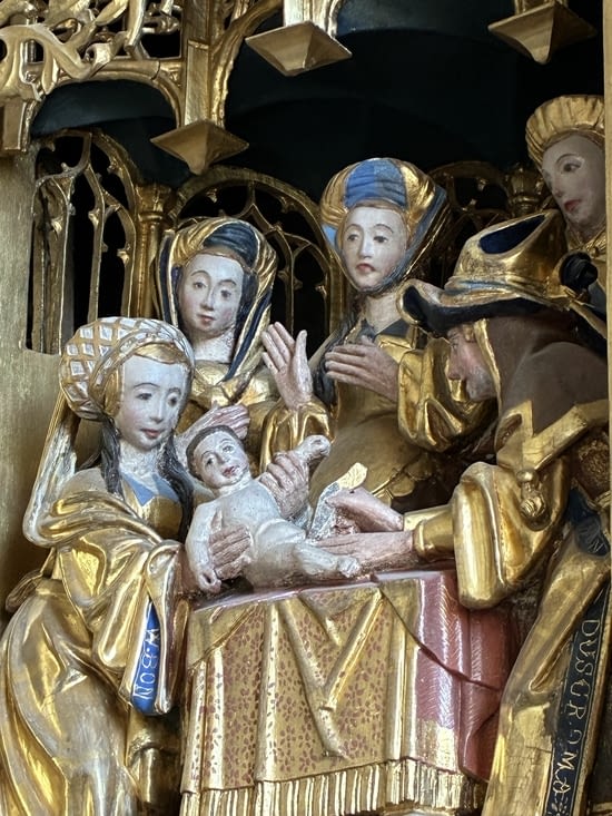 Et sa présentation au temple de Jérusalem…