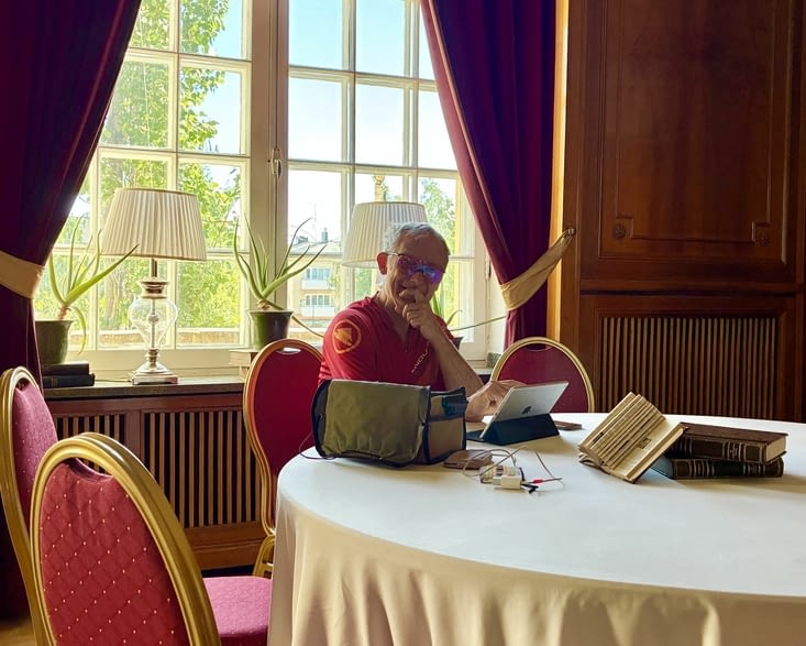 Après une matinée sereine à Haparanda, consacrée au télétravail….