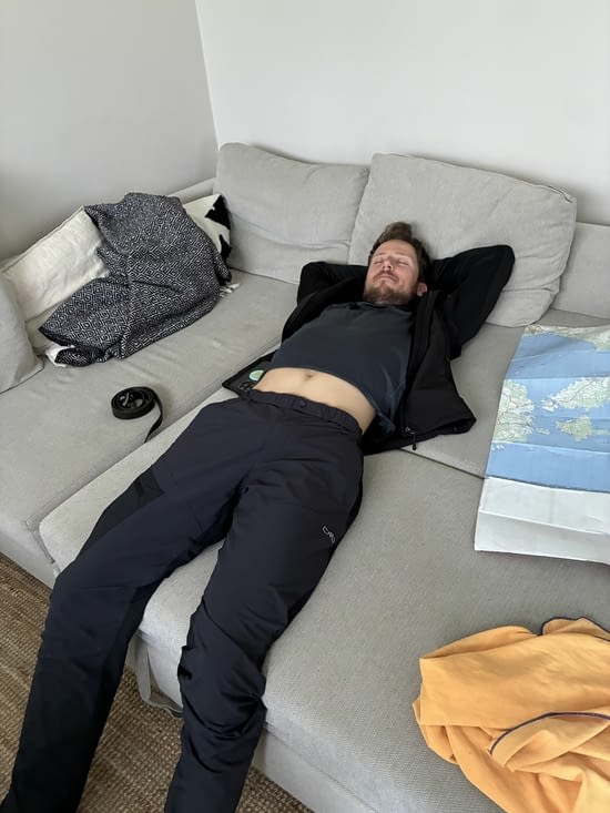 Mais d’abord un peu de repos…