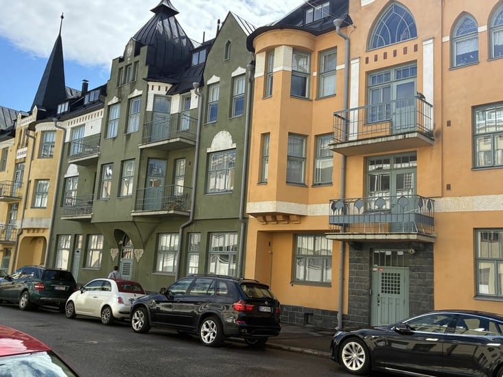 Et Christine visite le quartier art nouveau d’Helsinki
