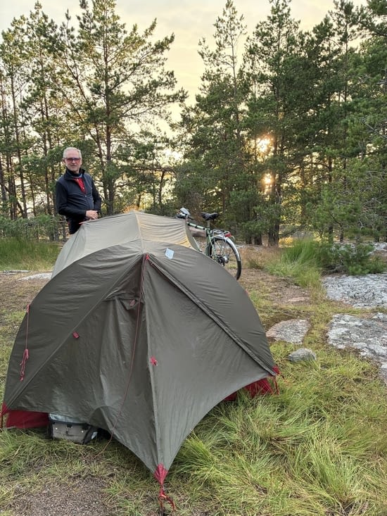 Nous terminons la journée dans un superbe petit camping à Mussalo.