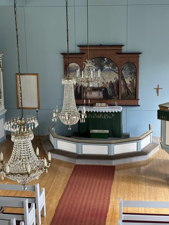 Une église luthérienne villageoise typique.