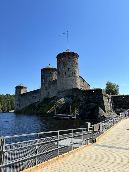 Savonlinna, capitale de la région des lacs.