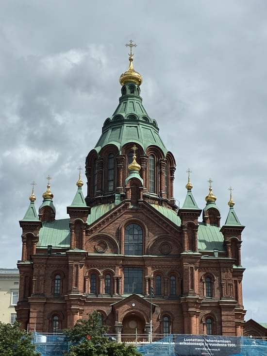 Nous faisons également un petit tour à la cathédrale orthodoxe…