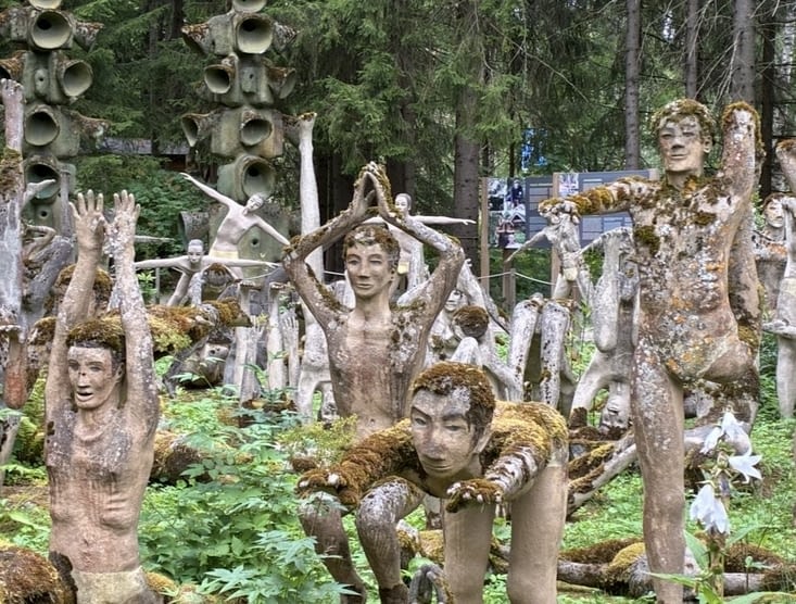 Elles sont au milieu des fougères. Aujourd’hui recouvertes de mousse.