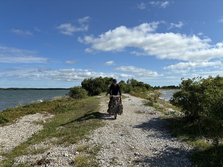 Le chemin bien large au début…