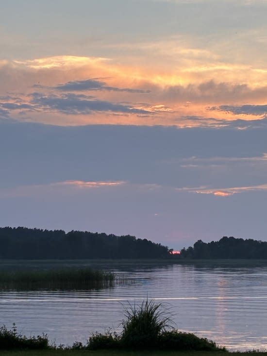 Crépuscule dans un des endroits les plus sereins au monde.