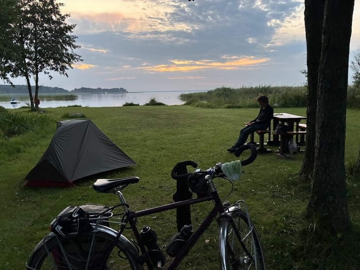 Méditation dans la paix du soir.