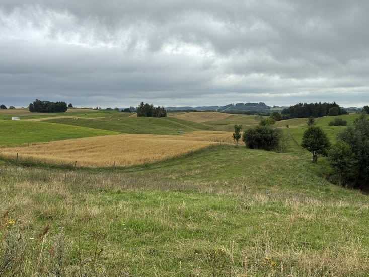 En quittant Suwalki, nous prenons doucement contact avec la campagne polonaise…