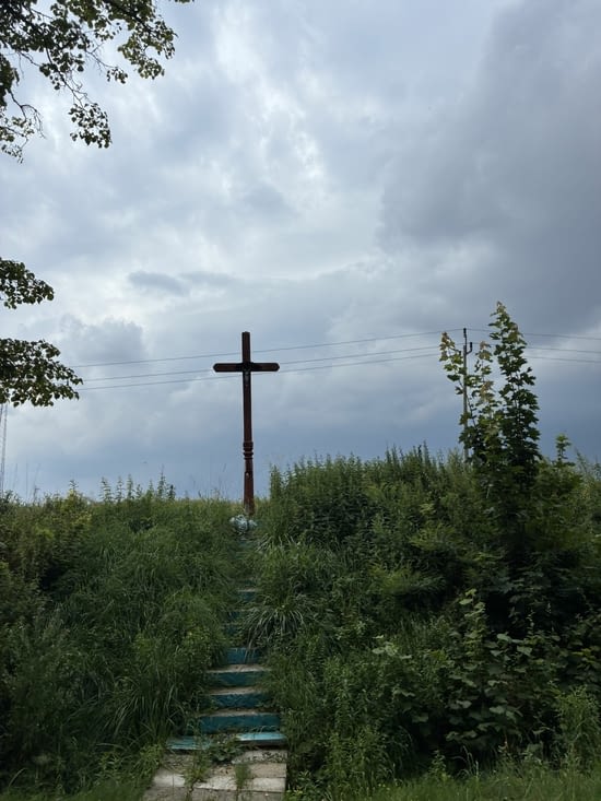Et au bout d’une vingtaine de kilomètres, les nuages s’accumulent lourdement.