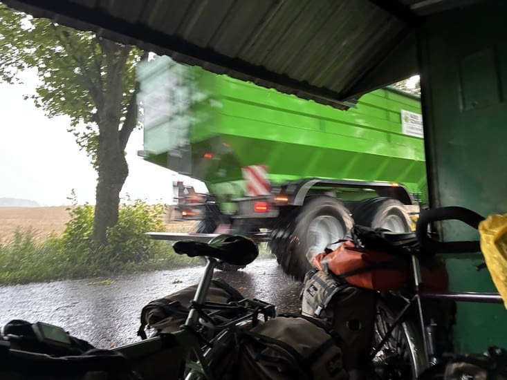 Les agriculteurs rentrent sous le déluge…