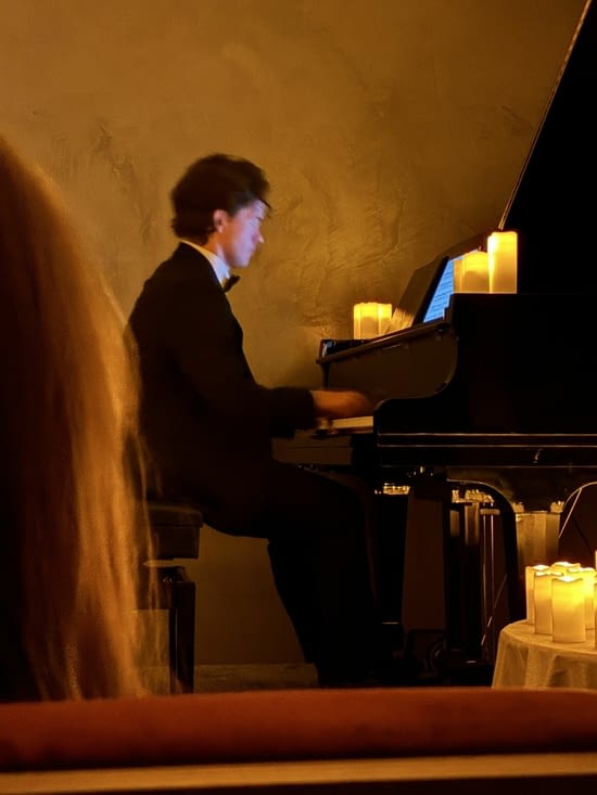 Et en l’occurrence concert aux chandelles dans la chapelle de la basilique.