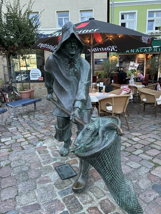 À Ueckermunde qui est une petite ville de pêcheurs…