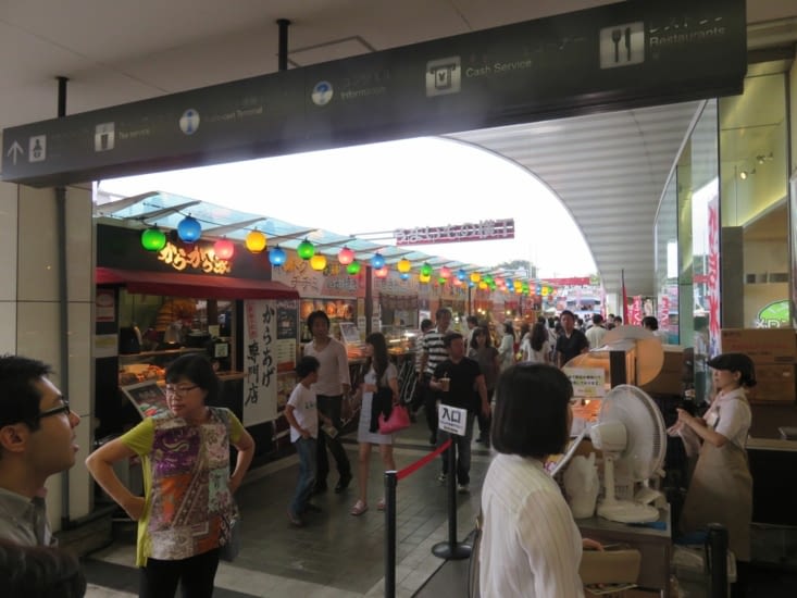 Et une aire d'autoroute. On y passerait l'aprem. Et c'est justement un lieu de shopping au Japon (d'après notre hôte ).