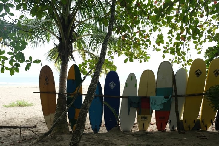 Playa Cocles et ses cours de surf