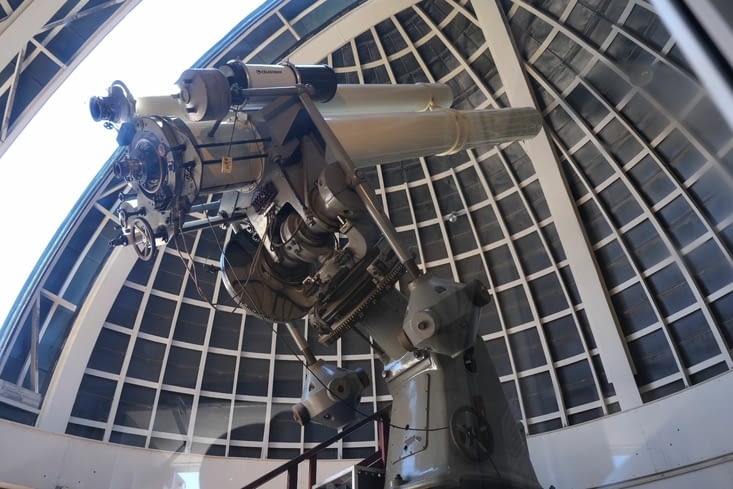 L’un des télescopes de l’observatoire
