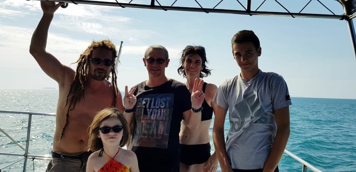 Petite photo souvenir en compagnie de noutre moniteur, Seb !