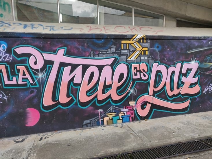 De nombreux street arts racontent l'histoire du barrio