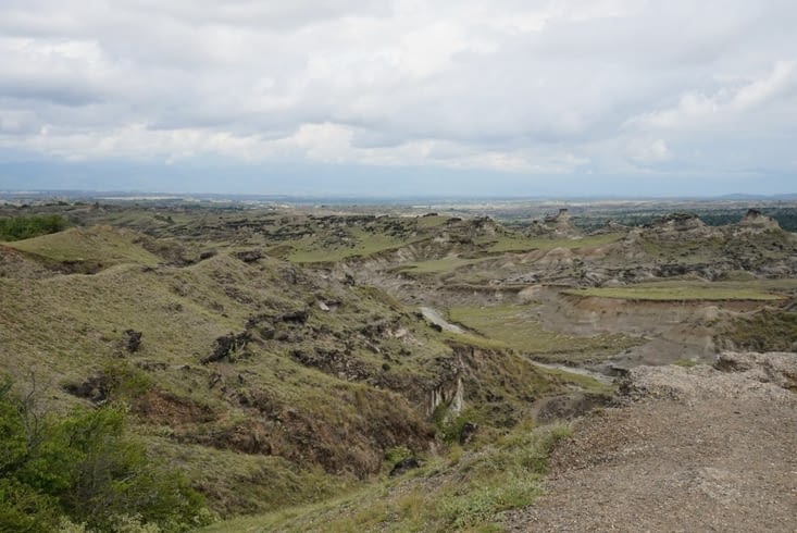 Sur la route du désert gris