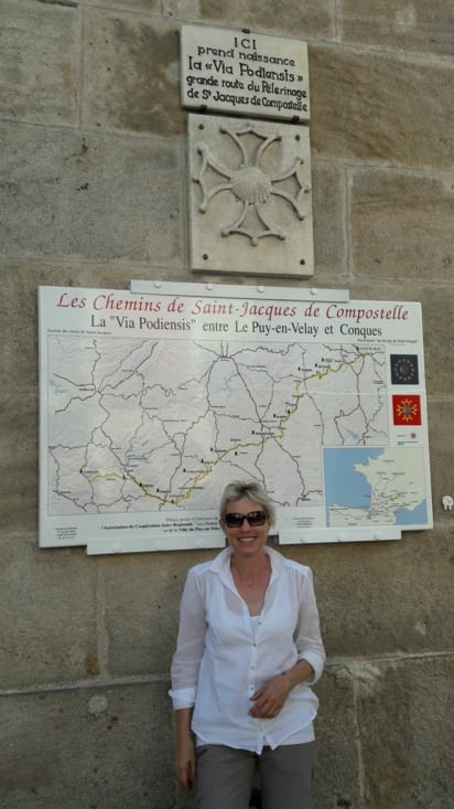 Le point de depart de saint Jacques qui devient aussi le notre...