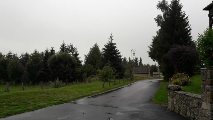 Le chemin s'ouvre à nous... mais petit manque d'entrain ce matin...