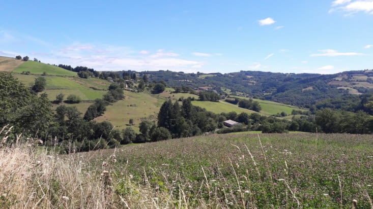 Et nous commençons la descente vers Conques
