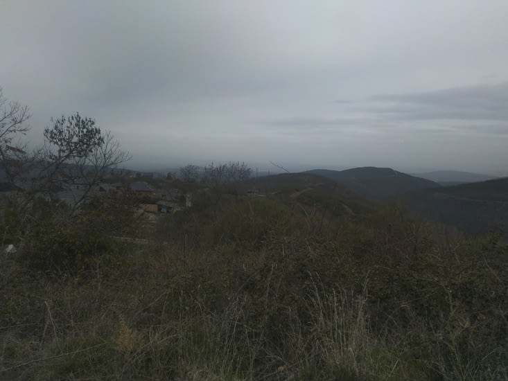 Les collines à l'Est de Ponferrada