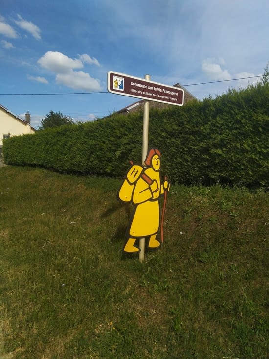 Je traverse la Via Francigena