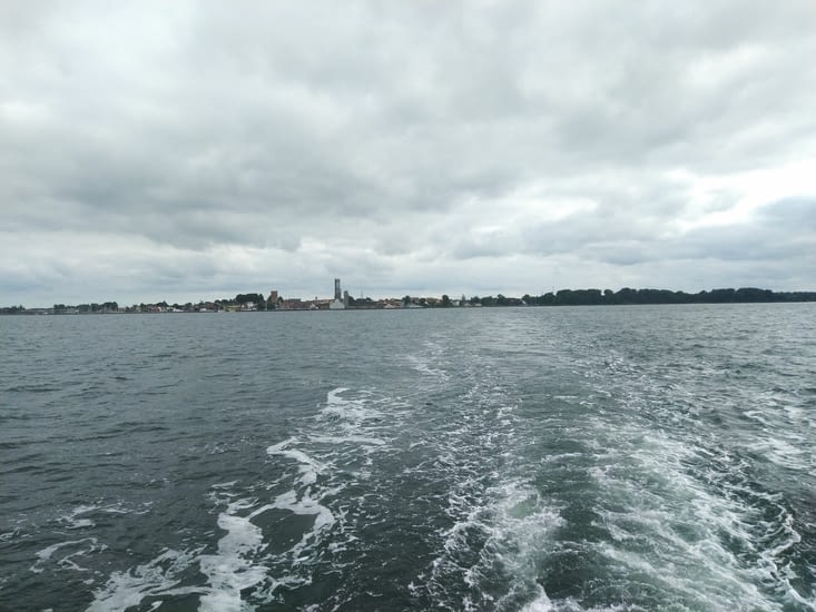 L'île de Falster vue du ferry !