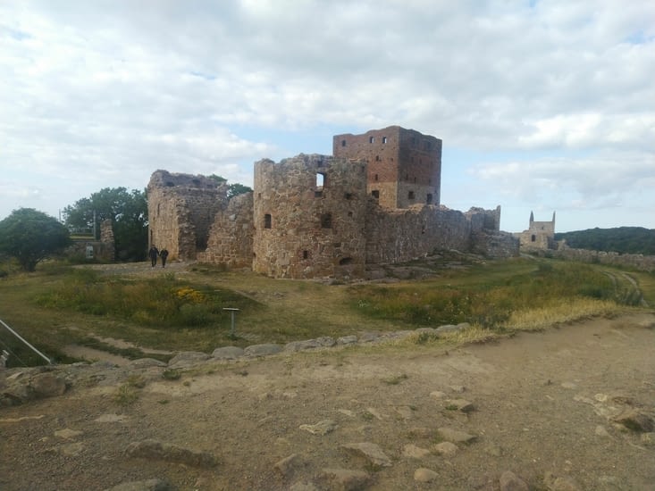 Les ruines du château de Hammershus