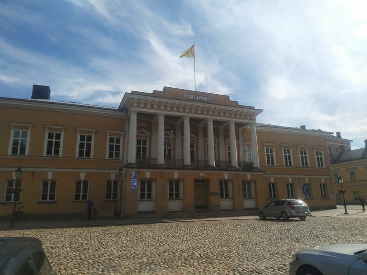 Les beaux bâtiments du centre de Turku