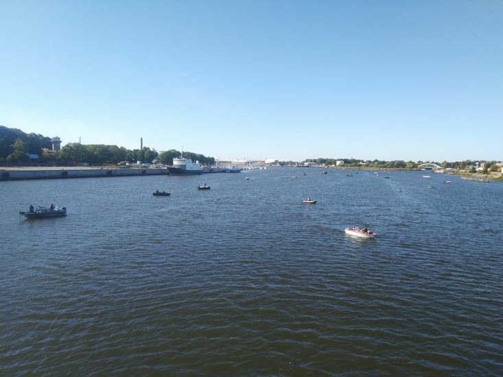 Le fleuve qui traverse Pärnu
