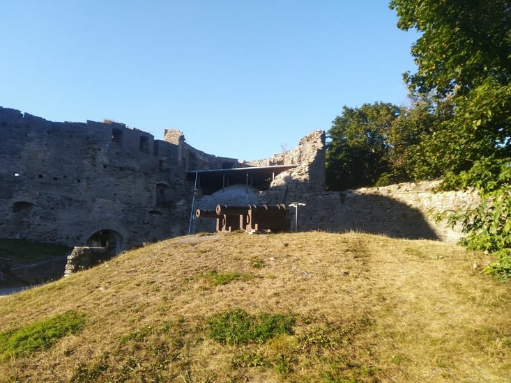 Les ruines du château d'Haapsalu