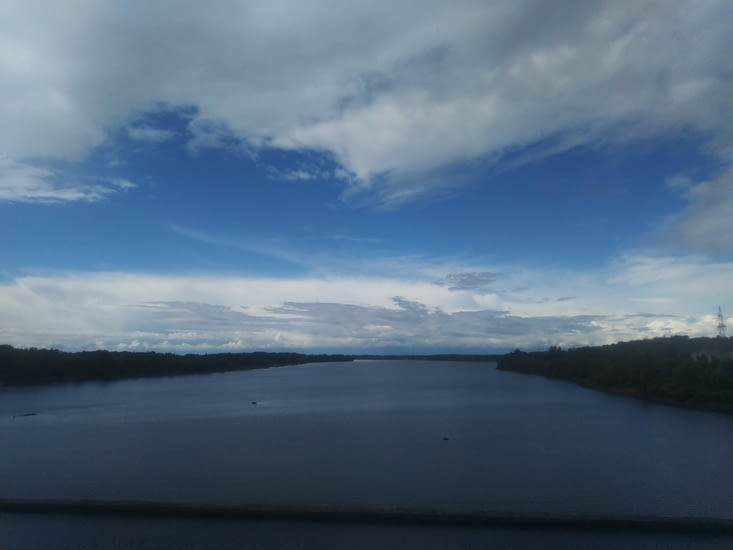 Traversée du fleuve Daugava