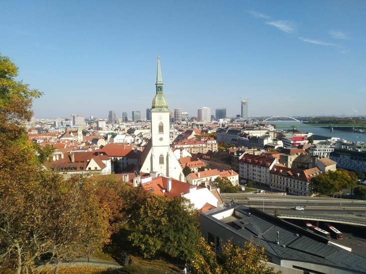 Bratislava vue du château
