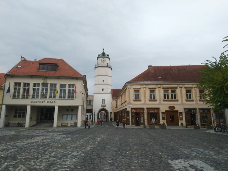 La porte de la vieille ville de Trenčin