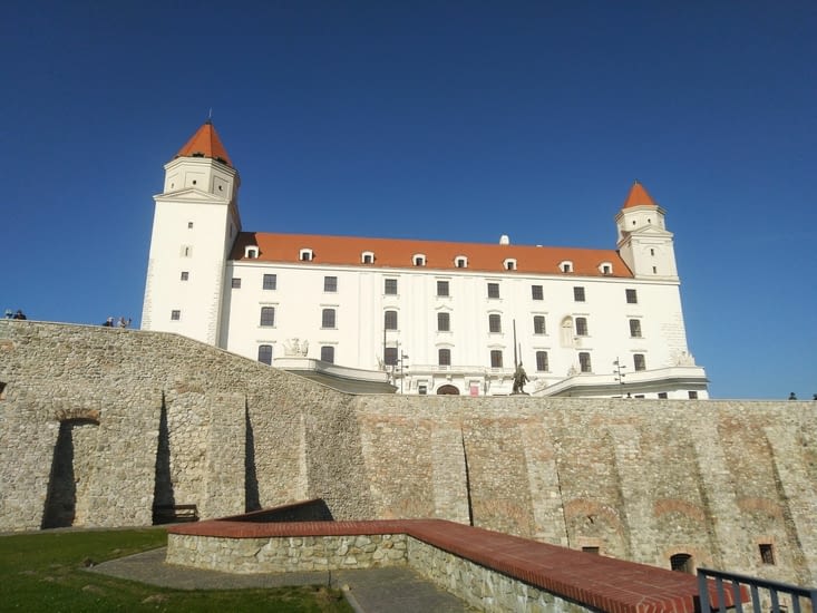 Le "Hvar", le château qui domine Bratislava