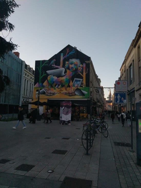 Joli graff en arrivant à Angers